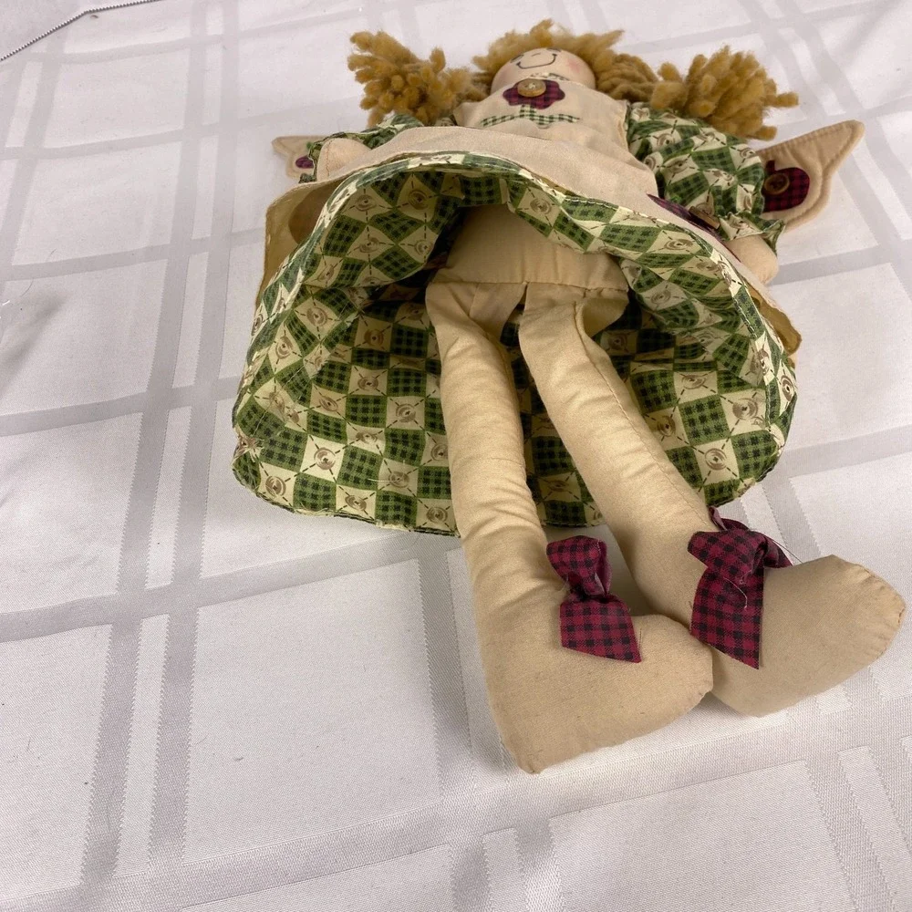 Tb Toy Trading‎ Country Folk Art Angel Rag Doll 14